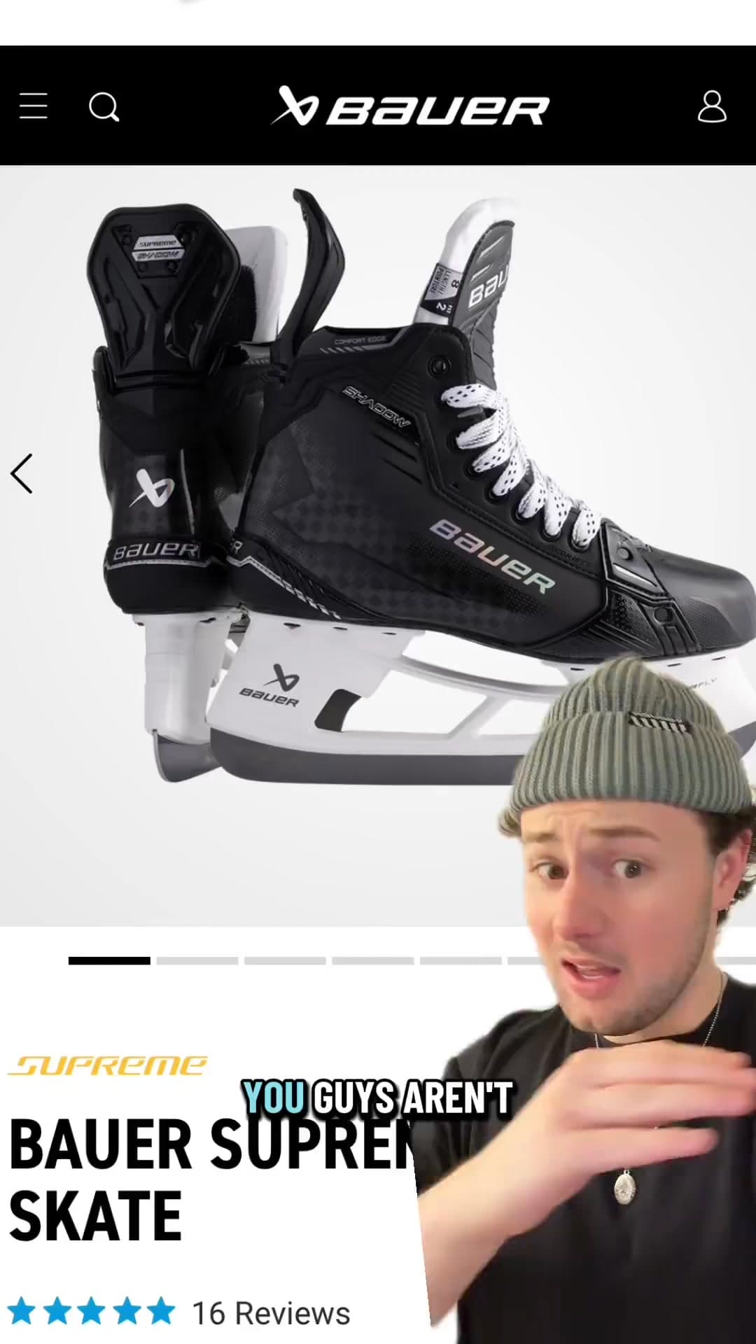 Bauer Hockey ad creative