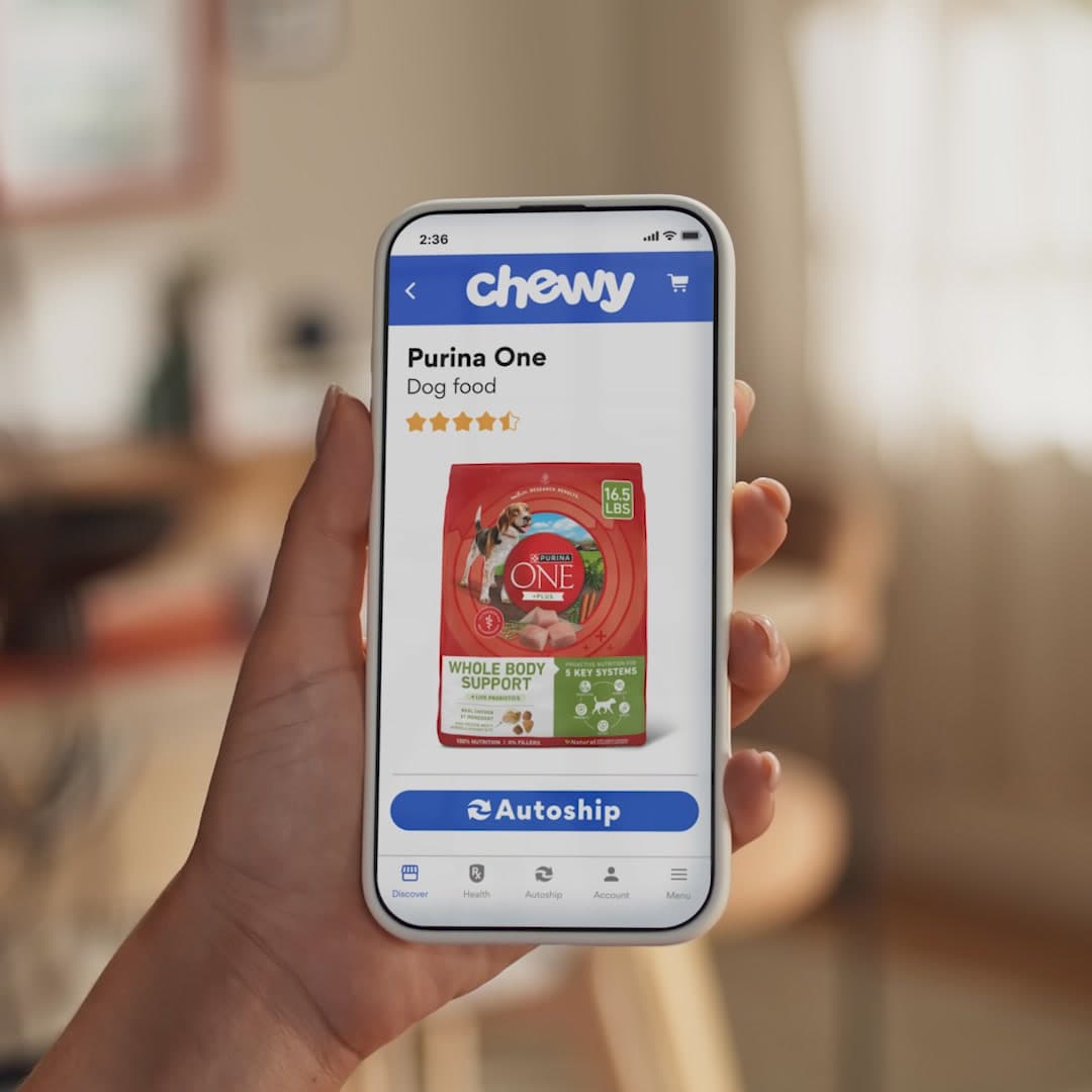 Chewy ad creative