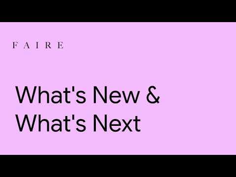 Faire CEO Max Rhodes on What's New & What's Next