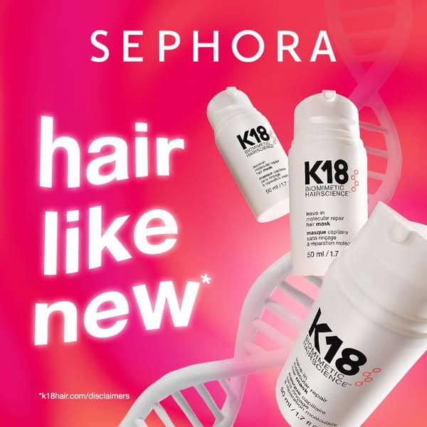 K18 Hair ad creative
