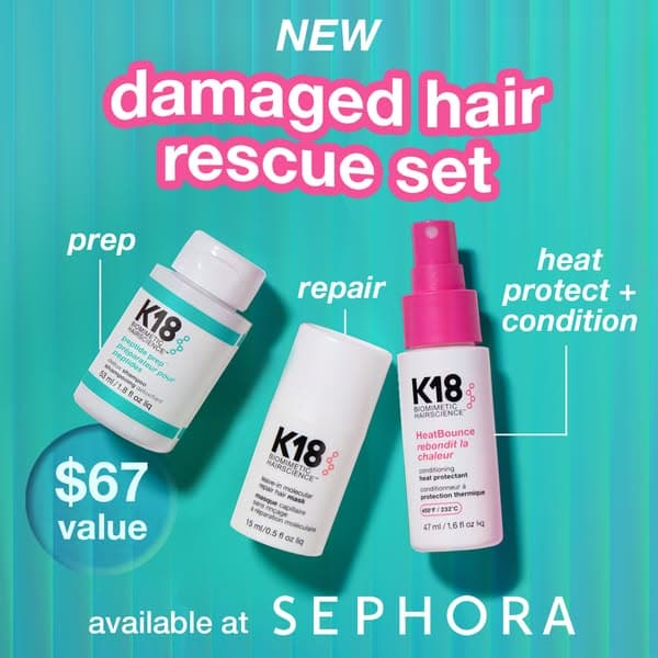 K18 Hair ad creative
