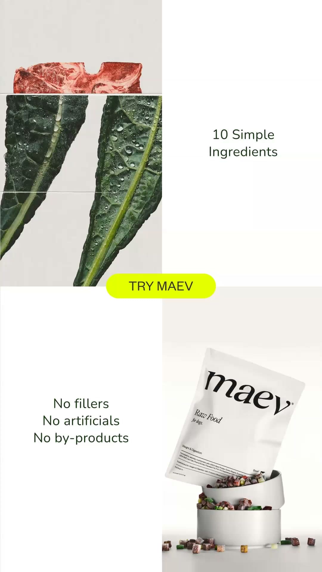 Maev ad creative