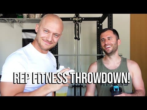 Johannes Bartl and the Co-Owner of REP Fitness Train Together!